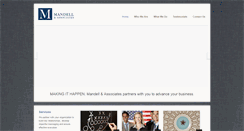 Desktop Screenshot of mandellandassociates.com