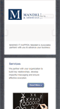 Mobile Screenshot of mandellandassociates.com